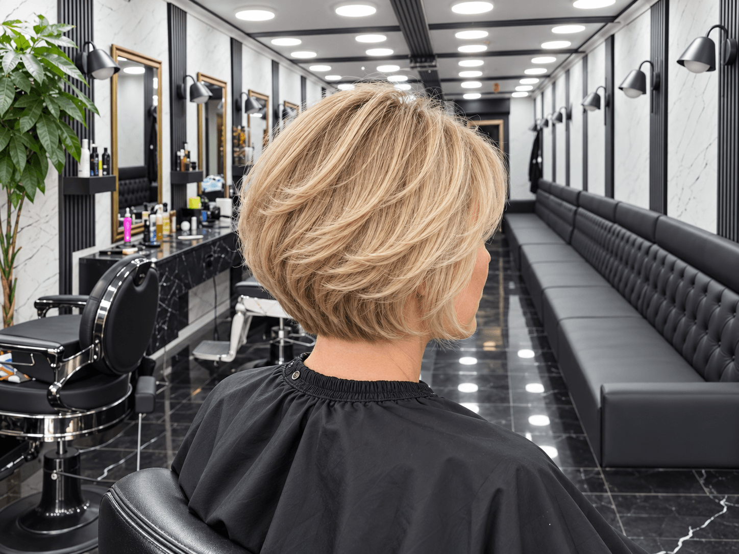 Blow dry - Short hair